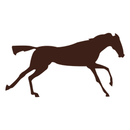 Cavalo galopando sequência de movimento 7 Desenho PNG