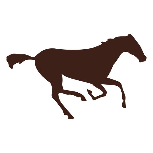 Horse galloping motion sequence 8 PNG Design