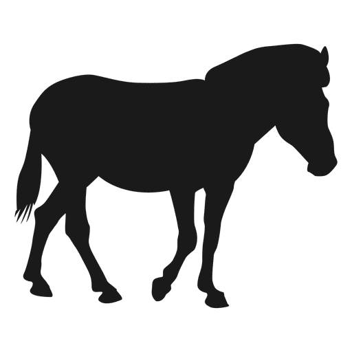 Pferdeschattenbild PNG-Design
