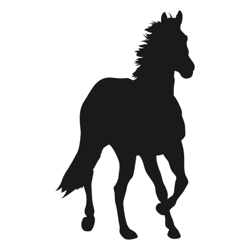 Pferdeschattenbild 2 PNG-Design