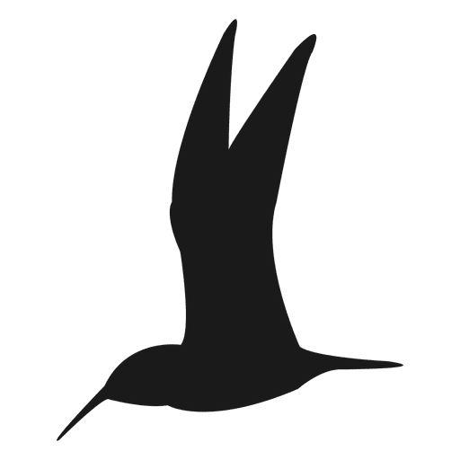Hummingbird silhouette 1 PNG Design