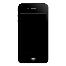 Parte frontal del dispositivo telefónico Diseño PNG