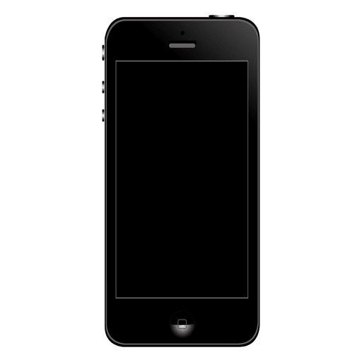 Iphone 5 front - Transparent PNG & SVG vector file