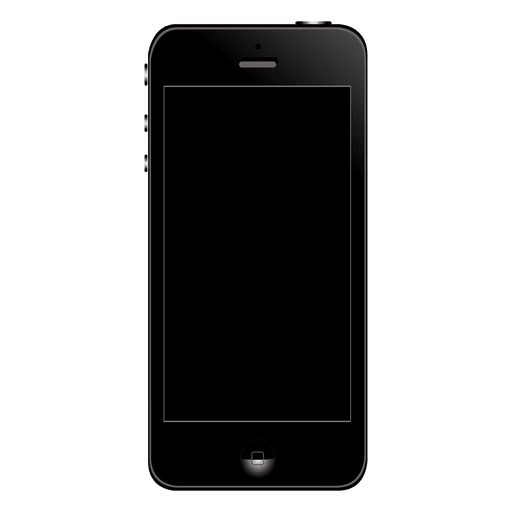 Iphone 5 front PNG Design