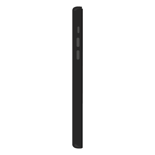 Phone device side view