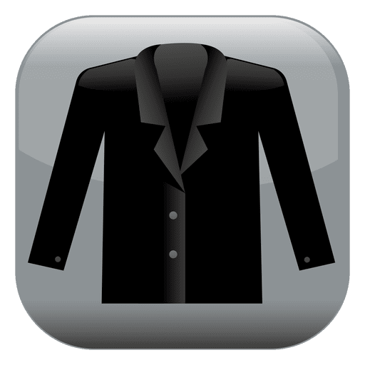 Icono cuadrado de chaqueta Diseño PNG