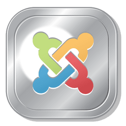 Botão metálico Joomla Desenho PNG