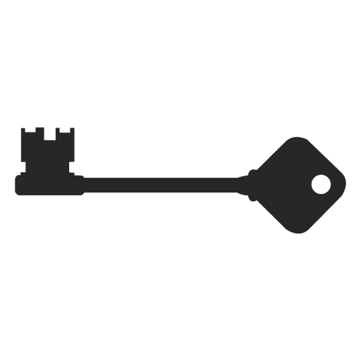 Key silhouette 1 PNG Design