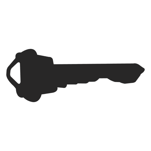 Schlüsselsilhouette 13 PNG-Design