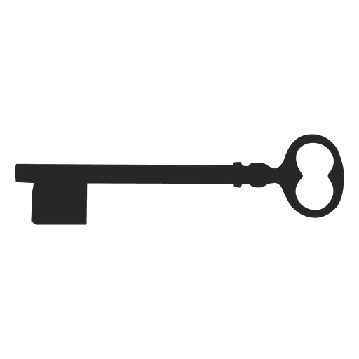 Schlüsselsilhouette 15 PNG-Design