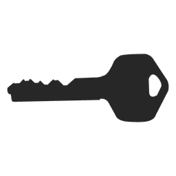 Schlüsselsilhouette 6 PNG-Design