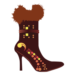 Zapato de moda para mujer Diseño PNG