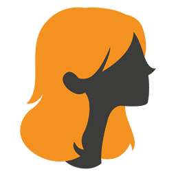 Ladies haircut style 2 PNG Design