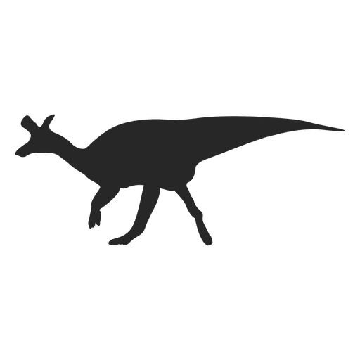 Silueta de Lambeosaurus Diseño PNG