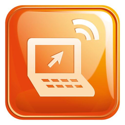 Laptop square icon 3 Transparent PNG & SVG vector file