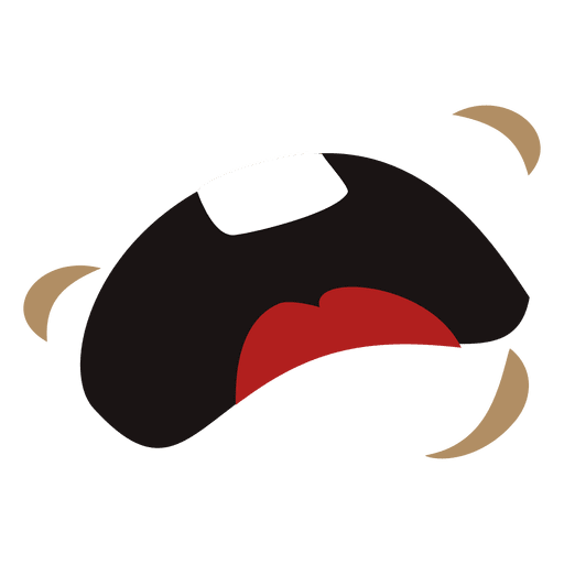 Laughing face PNG Design