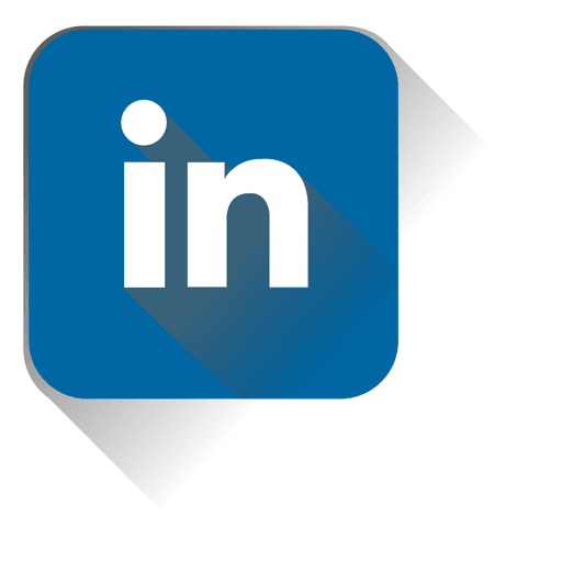 Linkedin quadratisches Symbol PNG-Design