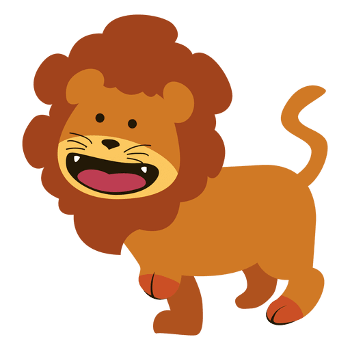 Lion cartoon PNG Design