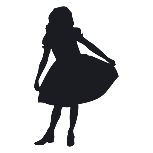 Niña bailando silhouete Transparent PNG Niña bailando silhouete Transparent PNG