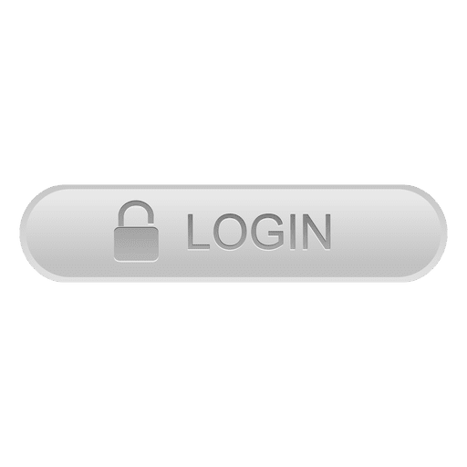 Login grey button PNG Design
