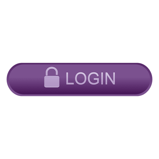 Login purple button PNG Design