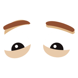 Expressão de olhos masculinos Desenho PNG