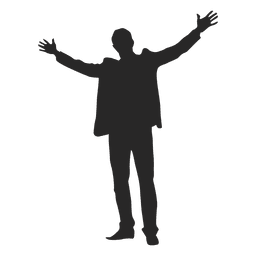 Mann der Erfolg feiert PNG-Design