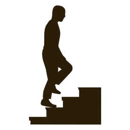 Man climbing stairs sequence 1