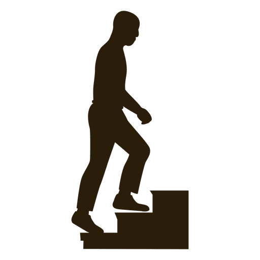 Man climbing stairs sequence 10