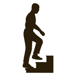 Man climbing stairs sequence 5 Transparent PNG
