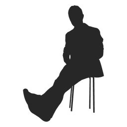 Man relaxing on bench PNG Design Transparent PNG