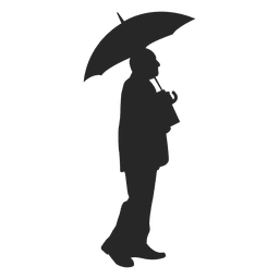 Homem ficar guarda-chuva Desenho PNG