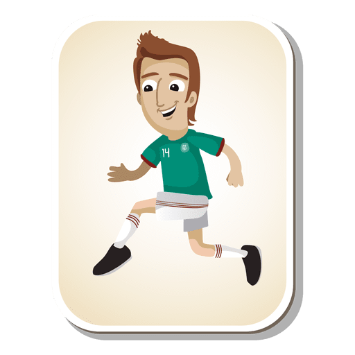 Desenho do jogador de futebol do México Desenho PNG