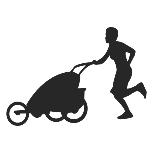 Download Mom with baby carriage - Transparent PNG & SVG vector file