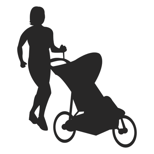 Download Mom with baby carriage 1 - Transparent PNG & SVG vector file