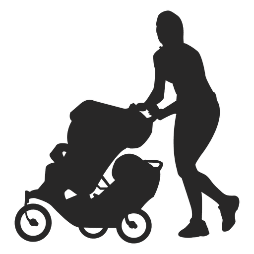 Download Mom with baby carriage 2 - Transparent PNG & SVG vector file