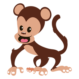 Design PNG E SVG De Desenho De Macaco Para Camisetas