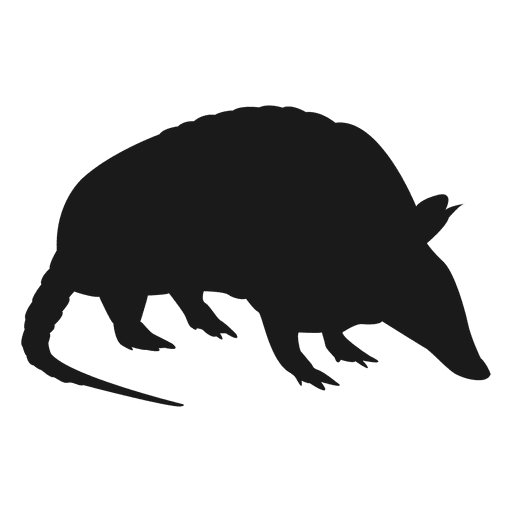 Maus Silhouette PNG-Design