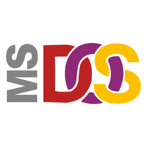 Logo Msdos Desenho PNG