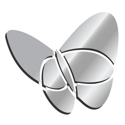 Msn icono aislado plata Diseño PNG