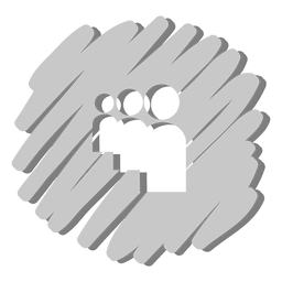 Myspace distorted icon PNG Design