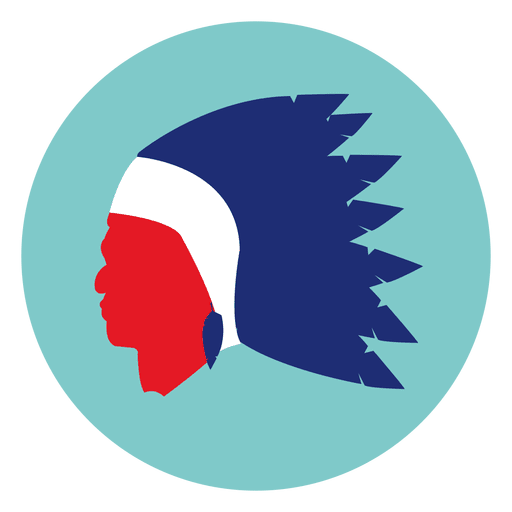 Native mask round icon PNG Design