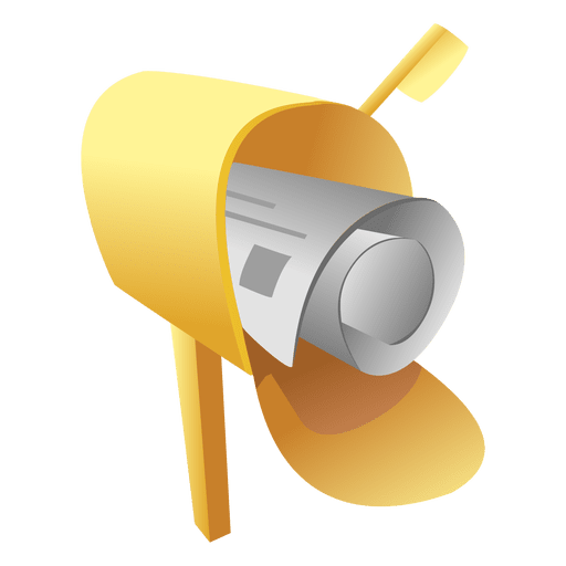 Zeitungsbox-Symbol PNG-Design