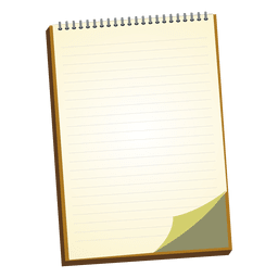 Caderno dos desenhos animados 1 Desenho PNG