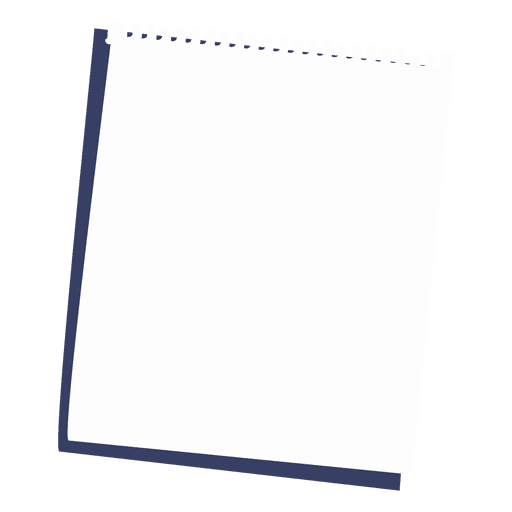 Notebook blank PNG Design