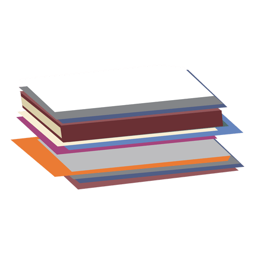 Notebooks cartoon PNG Design