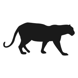 Panther silhouette Transparent PNG