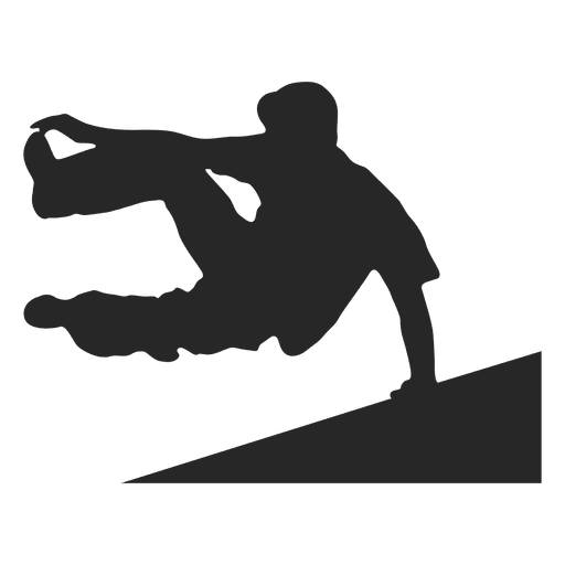 Parkour jumping silhouette 12 PNG Design