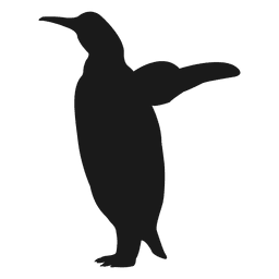 Silhueta de pinguim Transparent PNG