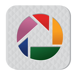 Icono de goma de Picasa Diseño PNG